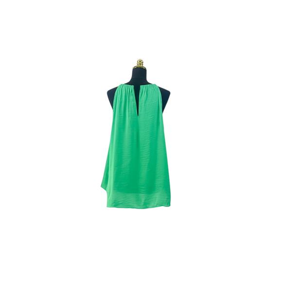 Jennifer Lopez Green Keyhole Halter Blouse - Size XL - Picture 4 of 6